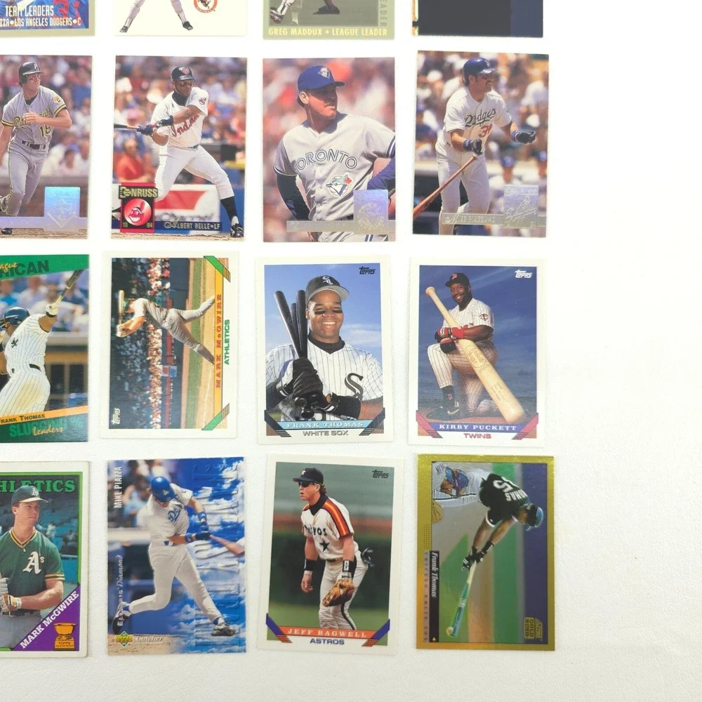 25 Card Baseball Star Lot Several Year Span All Pictured McGwire Ripken jr Ryan